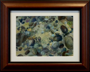 023 | Jean Lynch | Beach Pebbles | Oil | 16.25x20.25