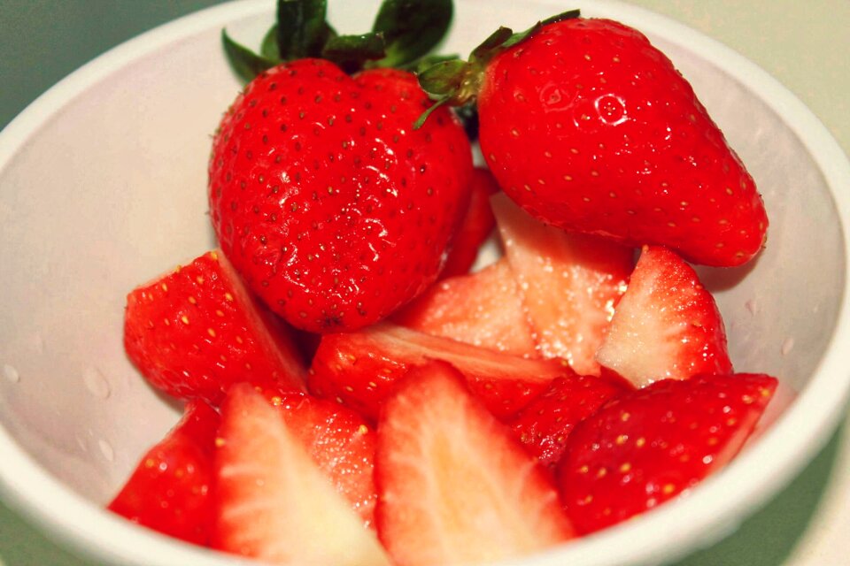 Berries red bowl of fruit