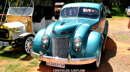 Chrysler 1937 Airflow at Vintage Veteran Club JHB 154