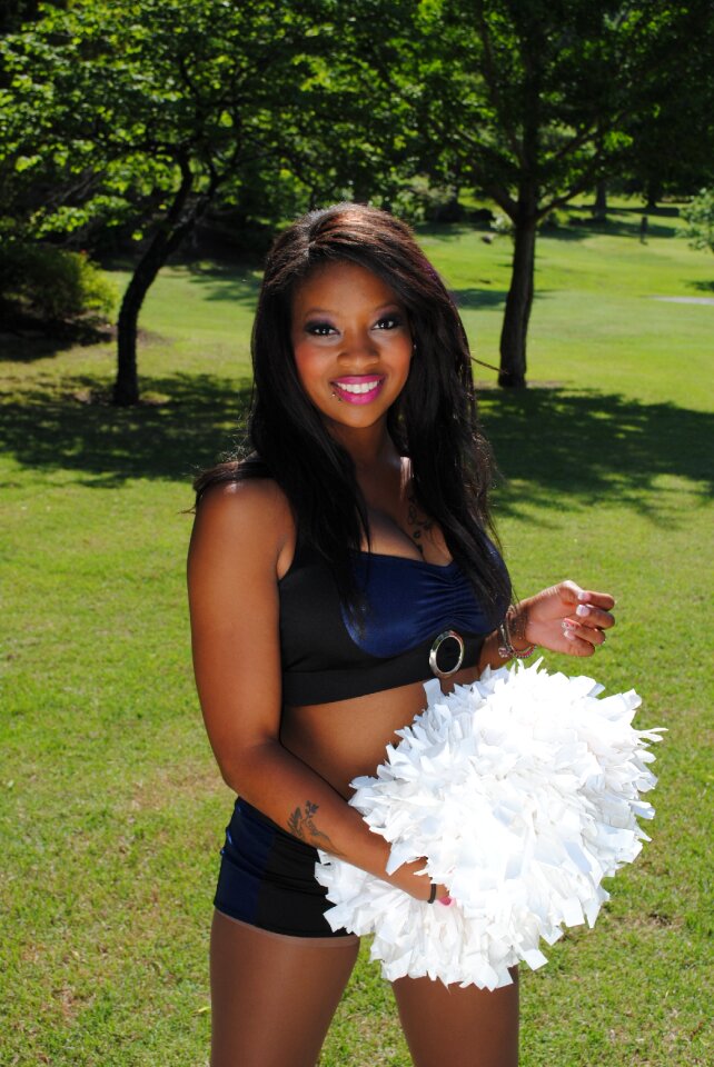 Girl female cheerleading