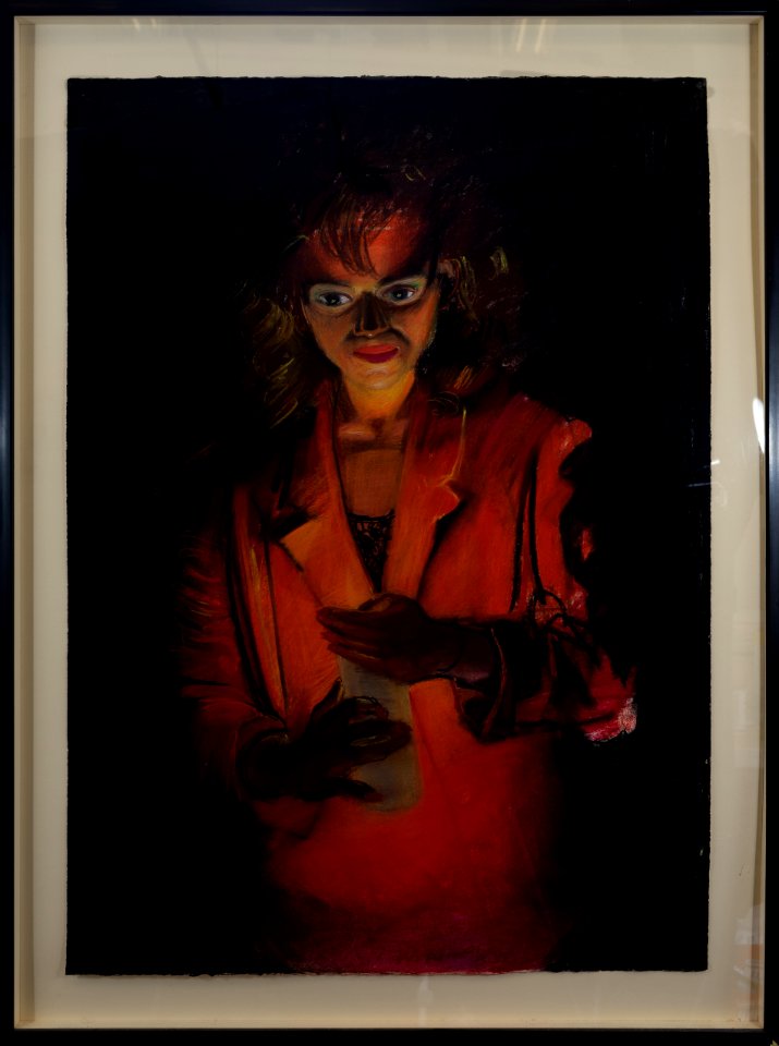 478 | Patrick Kirwin | Protecting the Flame - Lorna | Pastel | 47.5x35.5