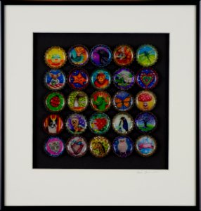 376 | Lisa Schumaier | Thirsty Art | Mixed Media | 10.5x10.5