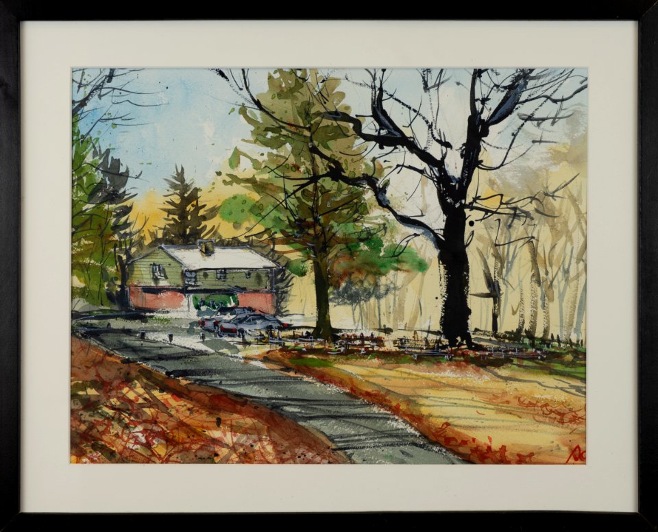 621 | Alfonso Ong | Massanutten, Shenandoah | Watercolor | 15.75x19.75