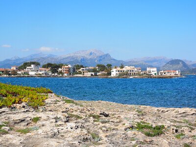 Bay of pollensa sea beach