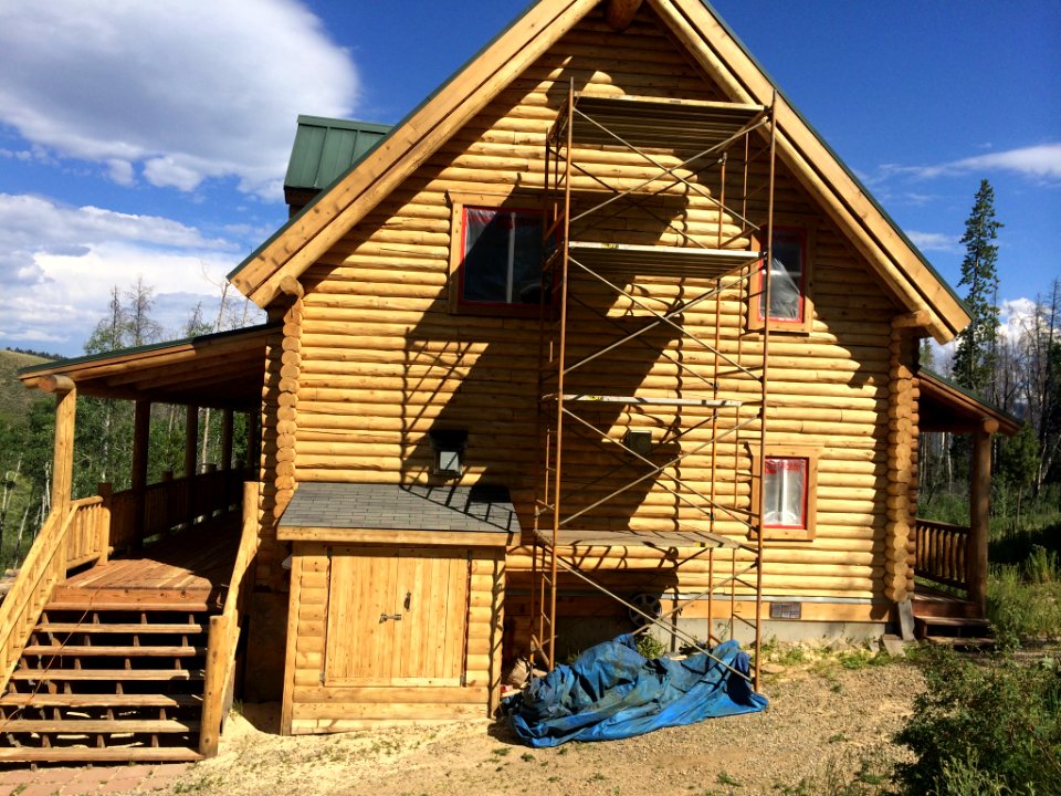 Log Home Finishing-3