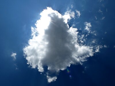 Clouds form cumulus clouds summer