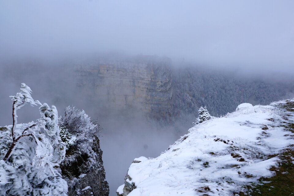 Landscape nature snow