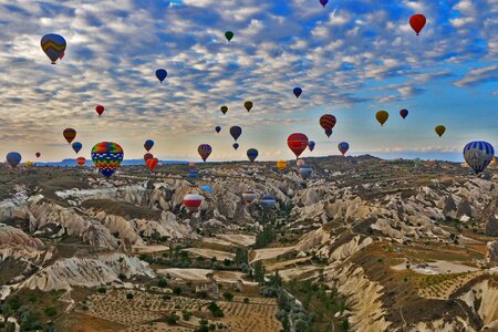 Travel turkey hot air balloon photo