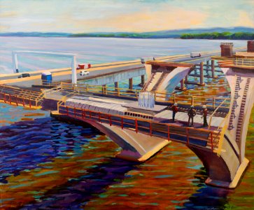 386 | Caroline Heald | Wilson Bridge VI | Oil | 30x36