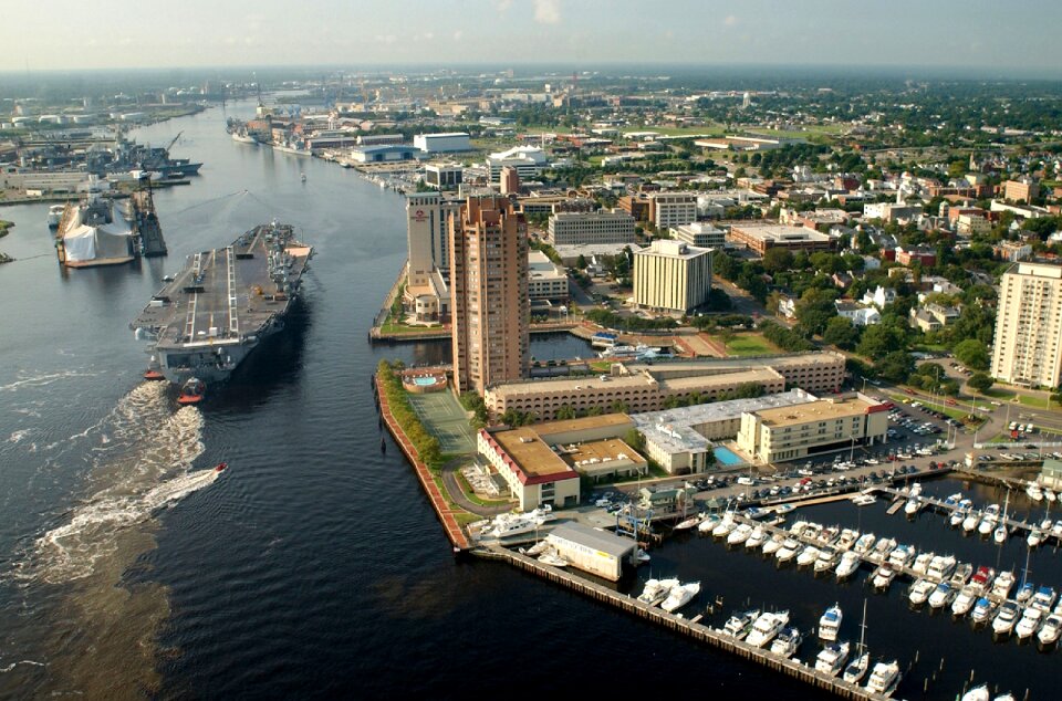 Portsmouth virginia elizabeth river