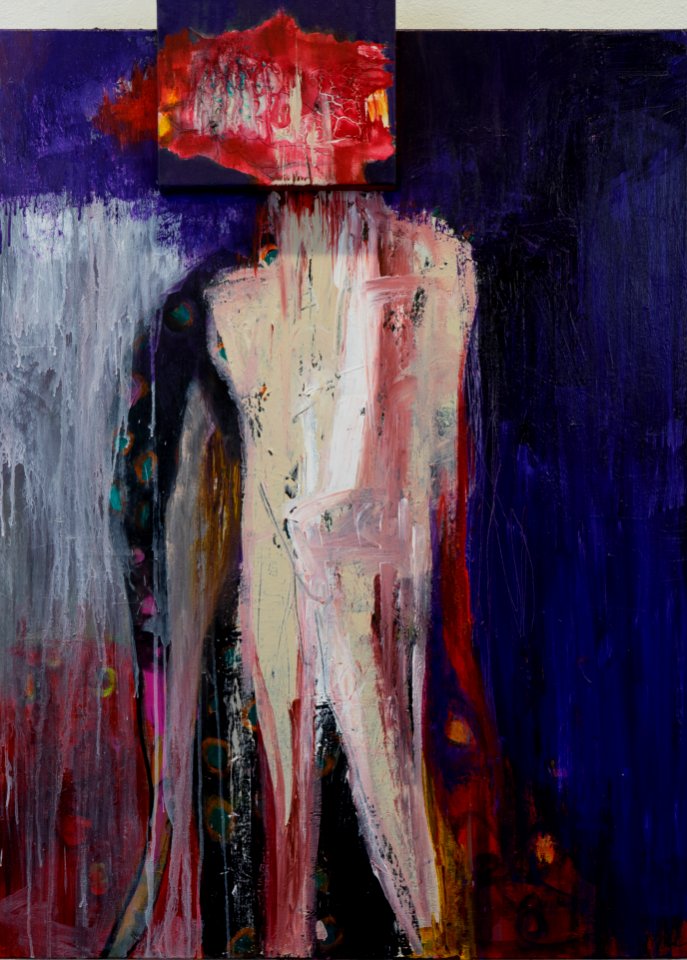 451 | Sweta Shah | The Human in Me | Acrylic | 40x30