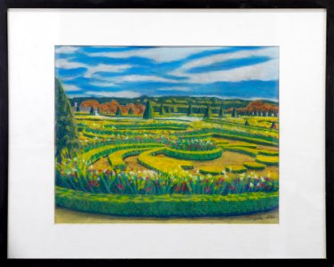 286 | Paul Zapatka | Versailles Palace Garden | Chalk Pastel | 23.5x29.5