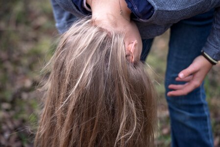 Hair long hair blond photo