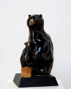 422 | Keith Fairbrother | Bears Cub | Sculpture | 10x8