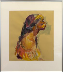 315 | Avis Fleming | Cherokee | Water Color Crayon | 31x27