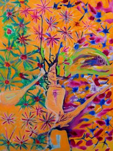 273 | Abol Bahadori | Starburst | Acrylic | 48x36