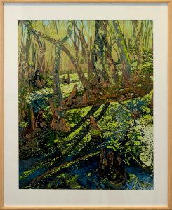 333 | Jennifer Dunbar | Jean Lafitte Swamp | Printmaking | 26x21