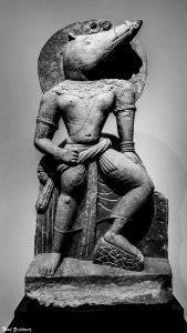 Vishnu as the Boar Avatar photo