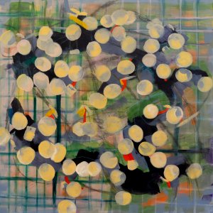 413 | Sandra Emme | Quail Eggs at the Fair | Acrylic | 24x24