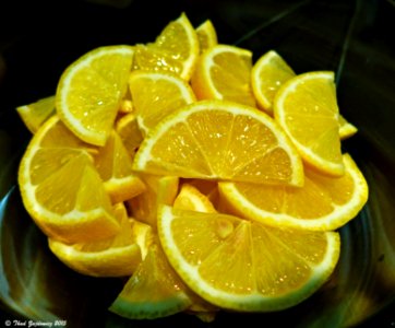 Lemon slices photo