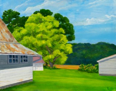 071 | Cindi Lewis | Summer Afternoon | Gouache | 11x14