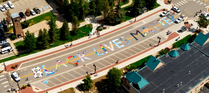 Frisco Colorado Black Lives Matter mural #blm