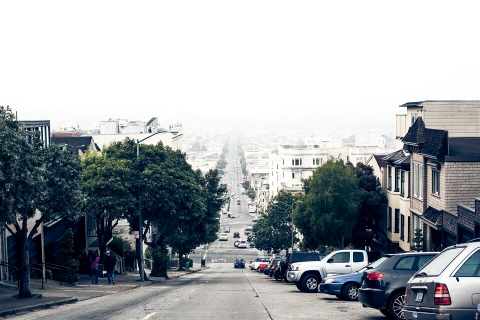 Urban city residential