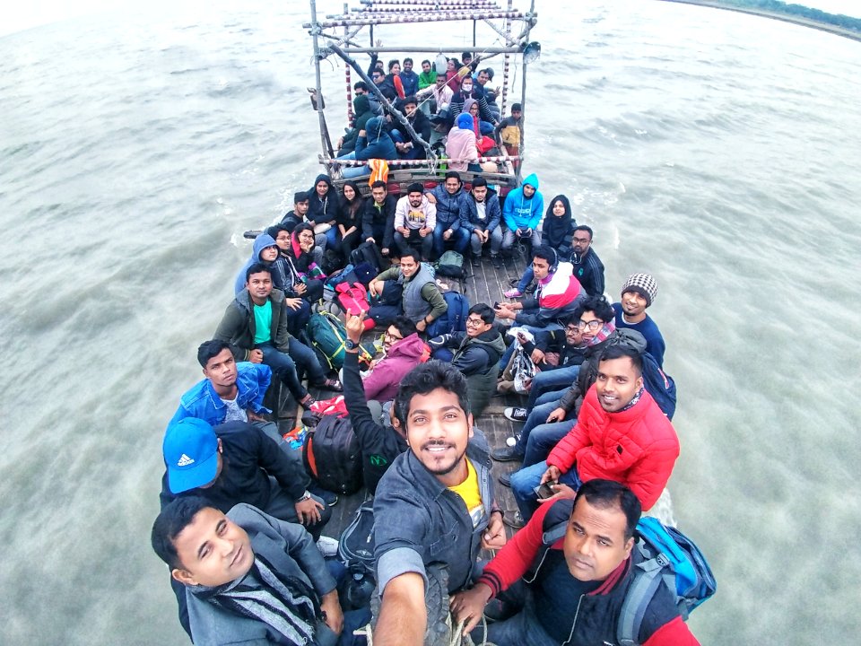 Voboghure Nijhum Dip Group Selfie