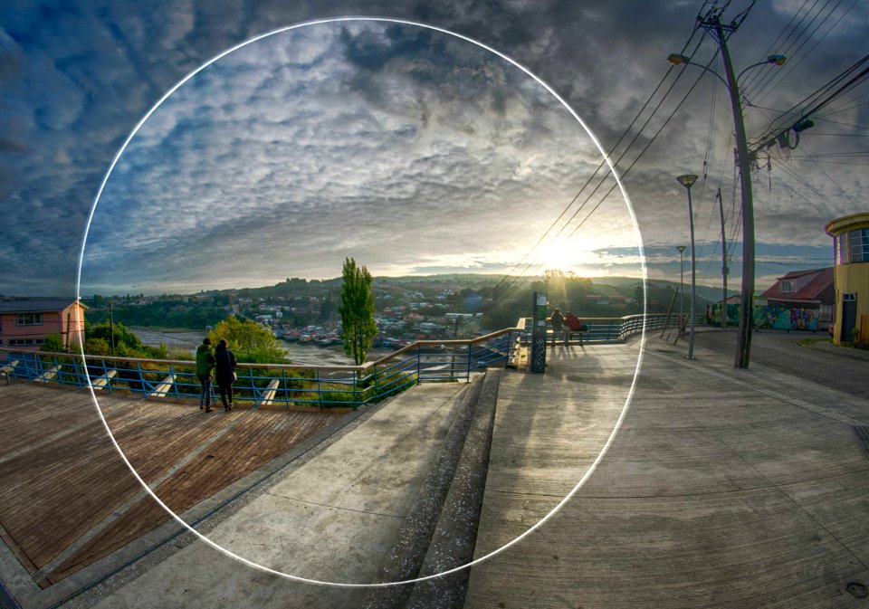 Mirador plazuela Gamboa. Castro - Chiloé - Chile