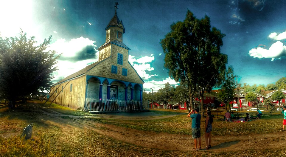 Iglesia de Llaullao. Chiloé. photo