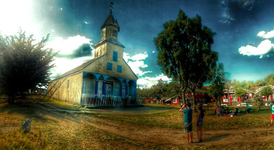 Iglesia de Llaullao. Chiloé. photo