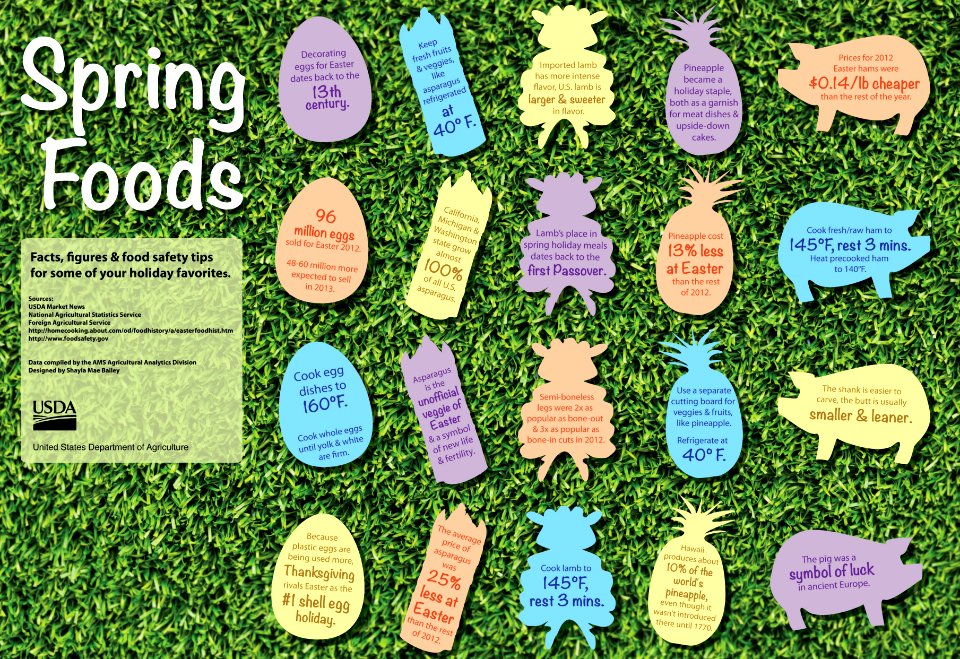 Spring Foods Infographic
