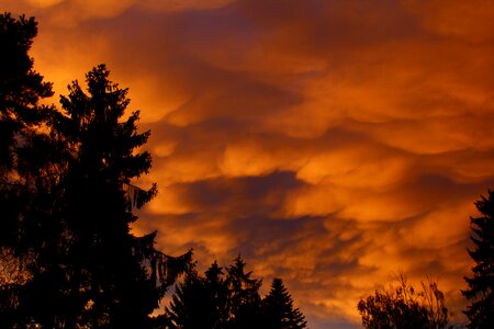 Evening sky dusk photo