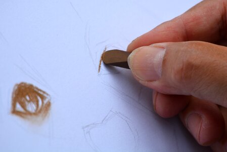 Drawing hand art