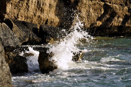 Sea coast rocks photo