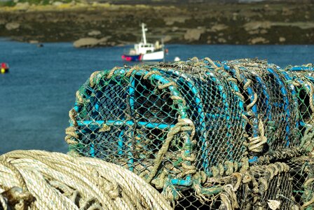 Fishing rope fishing port