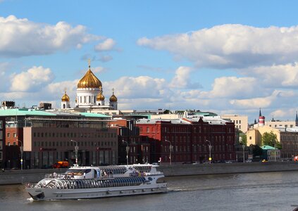 Ship river building photo