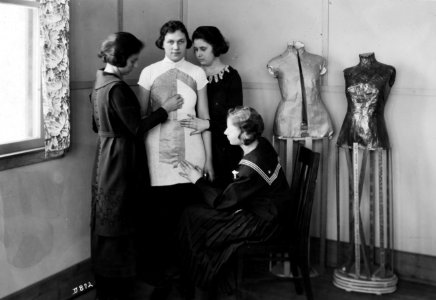 Fitting Patterns, 1921 photo