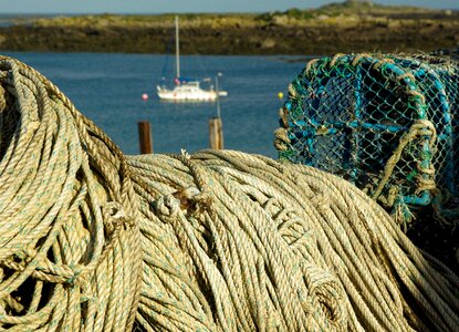 Fishing rope lockers