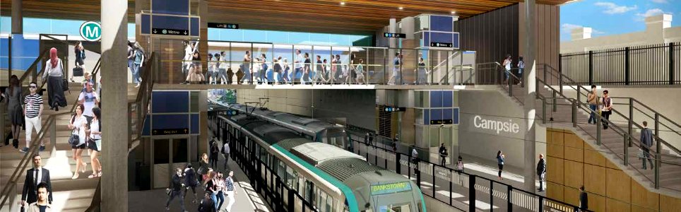 Sydney Metro - CBD & South West - Artists Impression  - Campsie 2
