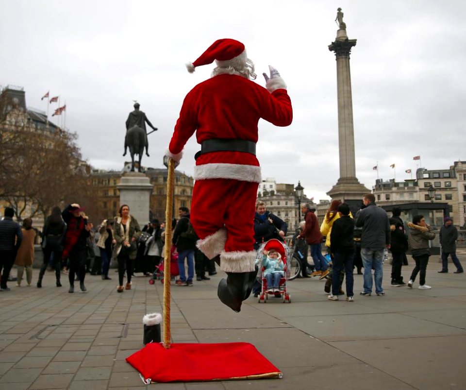 Santa Claus Levitates