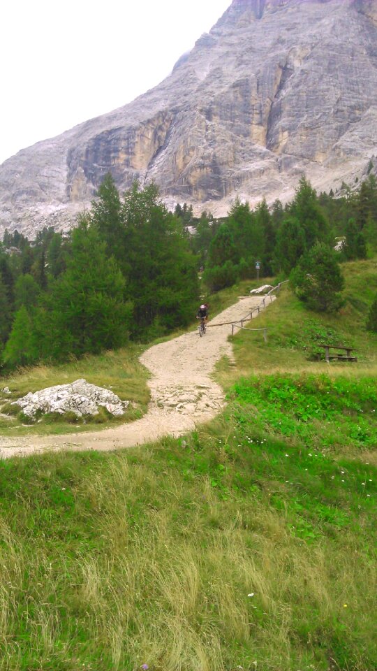 Hiking south tyrol landscape