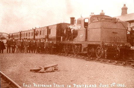578885:Ponteland Train 1905 photo