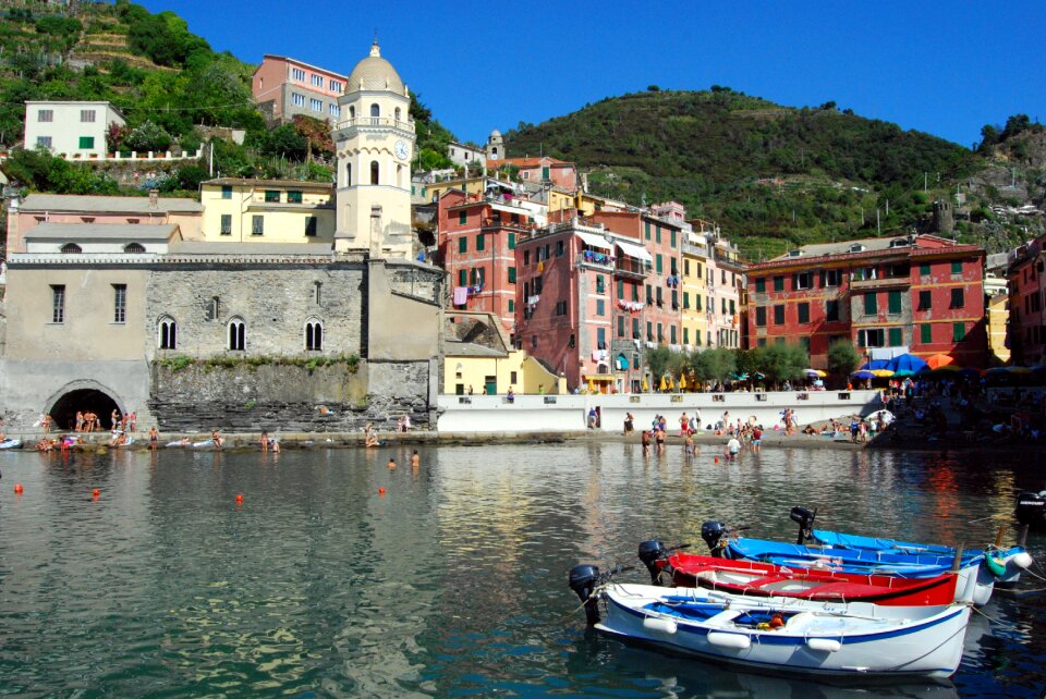 Vernazza sea water