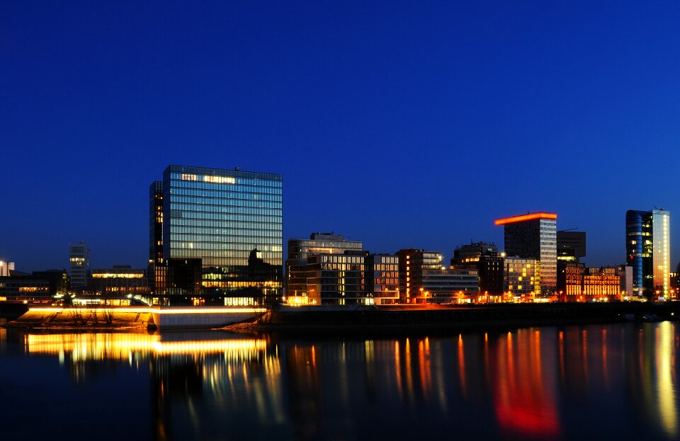 Long exposure architecture media harbour