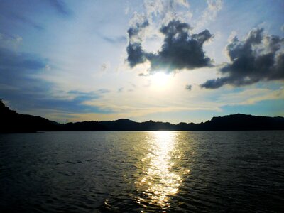 Thailand sea sunset