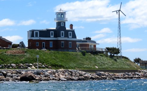 North Dumpling Lighthouse, Long Island Sound, New York