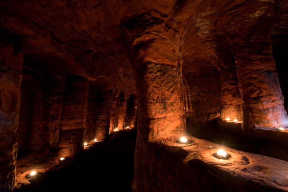Caynton Caves in Shropshire