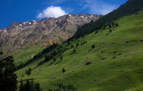 Northern caucasus nature landscape