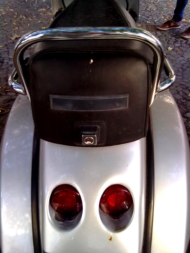 Moped Hinten